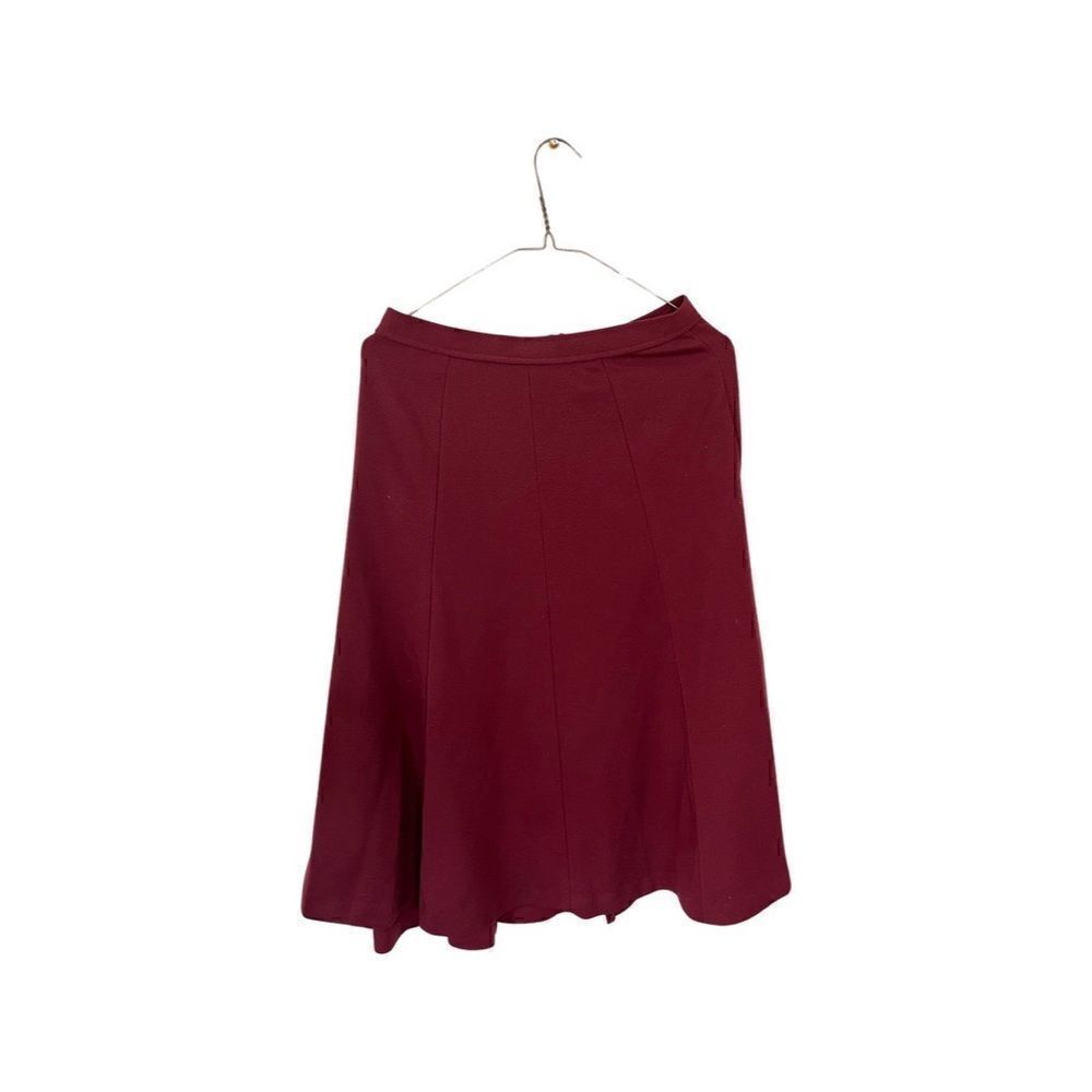 Vintage maroon swing skirt 